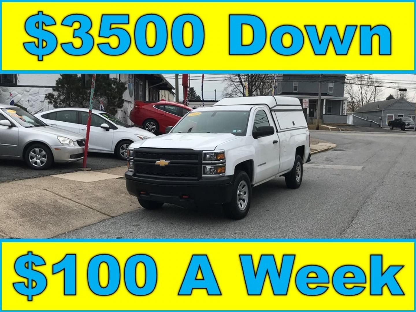 2015 White /Gray Chevrolet Silverado 1500 1500 (1GCNKPEC3FZ) with an 5.3 V8 engine, Automatic transmission, located at 577 Chester Pike, Prospect Park, PA, 19076, (610) 237-1015, 39.886154, -75.302338 - Photo#0